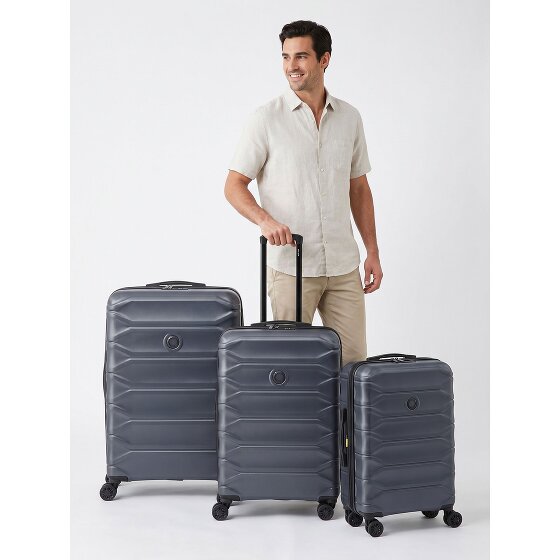 Delsey Paris Meteor 4 roues Set de valises 3 pièces avec soufflet d'extension