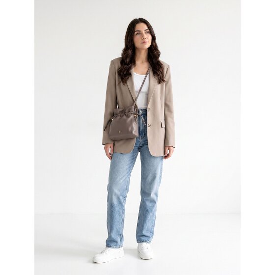 DuDu Sac à bandoulière Cuir véritable 18 cm