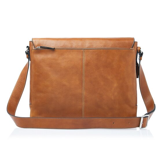 Castelijn & Beerens Mark Porte-documents Messenger Protection RFID Cuir véritable 39 cm Compartiment ordinateur