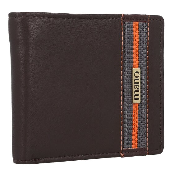 mano Don Leonardo Porte-monnaie RFID en cuir 11,5 cm