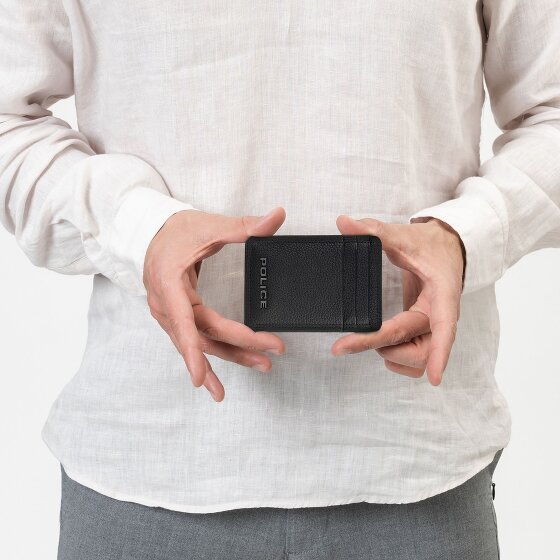 Police Étui pour cartes de crédit Protection RFID Cuir 7 cm