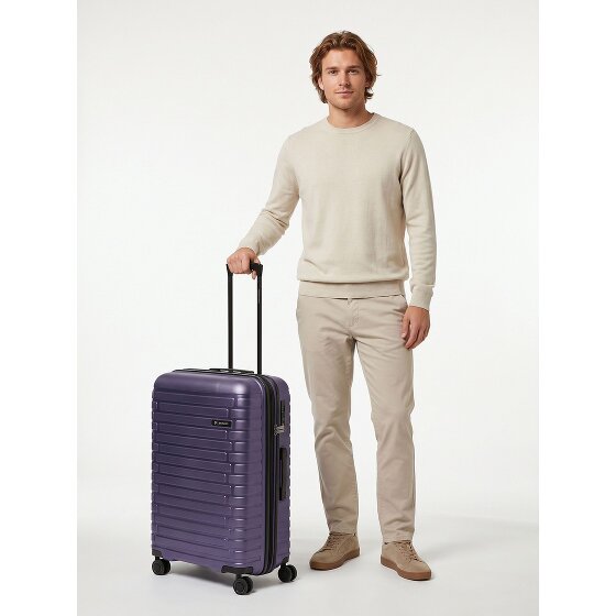 Pactastic Collection 04 THE MEDIUM + 4 roues Valise cabine M 66 cm '"avec soufflet d''extension"'