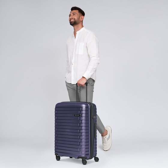 Pactastic Collection 04 THE MEDIUM + 4 roulettes Trolley M 66 cm avec soufflet d'extension
