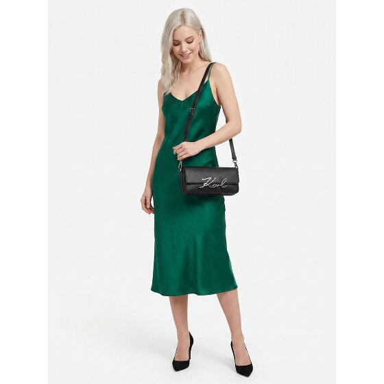 Karl Lagerfeld Signature 2.0 Sac à bandoulière Cuir véritable 28.5 cm