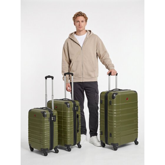 Wenger Amplar Evo 4 roues Set de valises 3 pièces avec soufflet d'extension