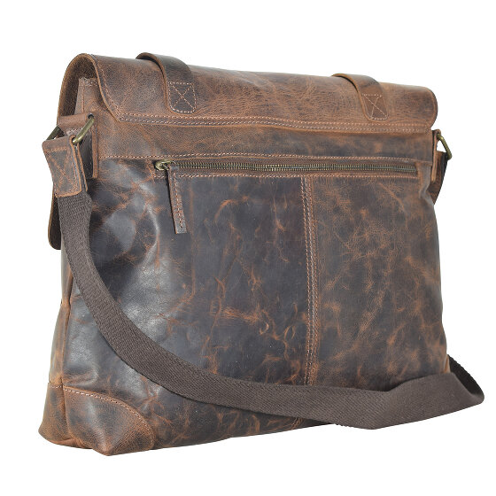 Greenland Nature Classic Messenger en cuir 41 cm