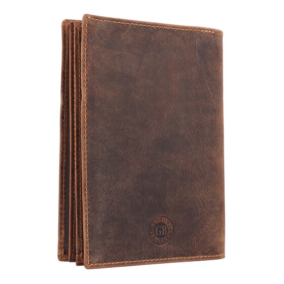 Greenburry Étui à documents vintage en cuir 12 cm