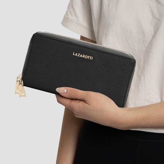 Lazarotti Bologna Leather Porte-monnaie Protection RFID Cuir 20 cm