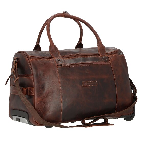 Greenburry Rugged 2 roues Sac de voyage Cuir véritable 53 cm
