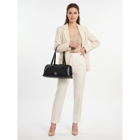 Karl Lagerfeld Autograph Sac à bandoulière Cuir véritable 35 cm