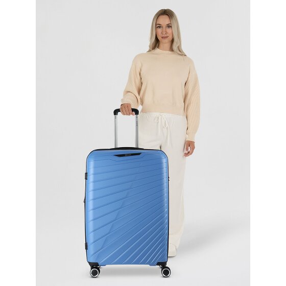 Benzi 5808 4 roulettes Trolley 74 cm avec soufflet d'extension