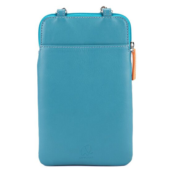 Mywalit Pochette pour téléphone portable Cuir véritable 13 cm