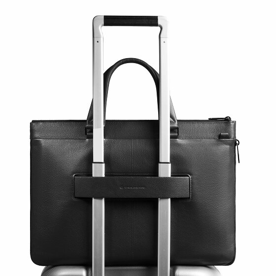 Piquadro Russel Attaché-case Protection RFID Cuir véritable 42 cm Compartiment ordinateur