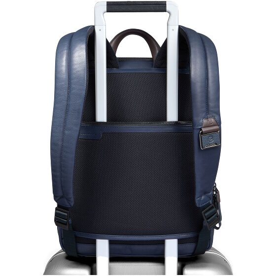 Piquadro Harper Daypack Cuir 38 cm Compartiment pour ordinateur portable