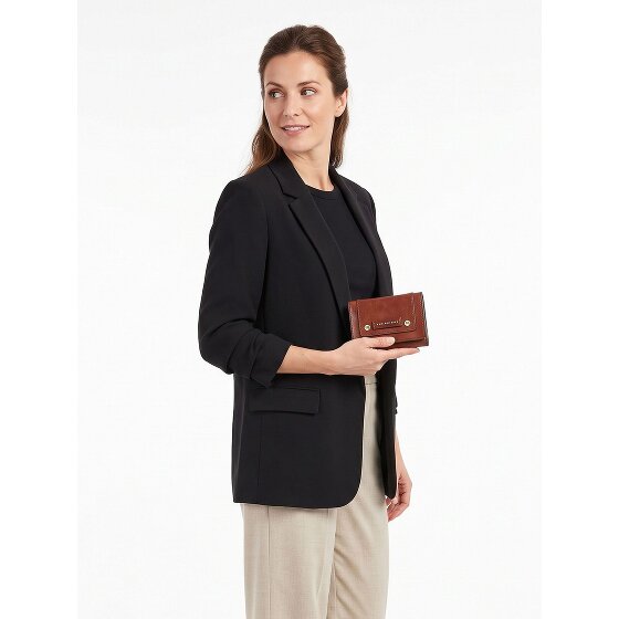 The Bridge Cecilia Porte-monnaie Protection RFID Cuir véritable 12 cm
