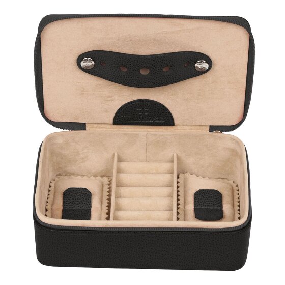 Windrose Beluga Boîte à bijoux Cuir 14.5 cm