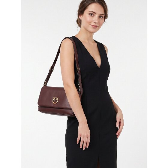 PINKO Click Soft Classic Sac à bandoulière Cuir véritable 32 cm