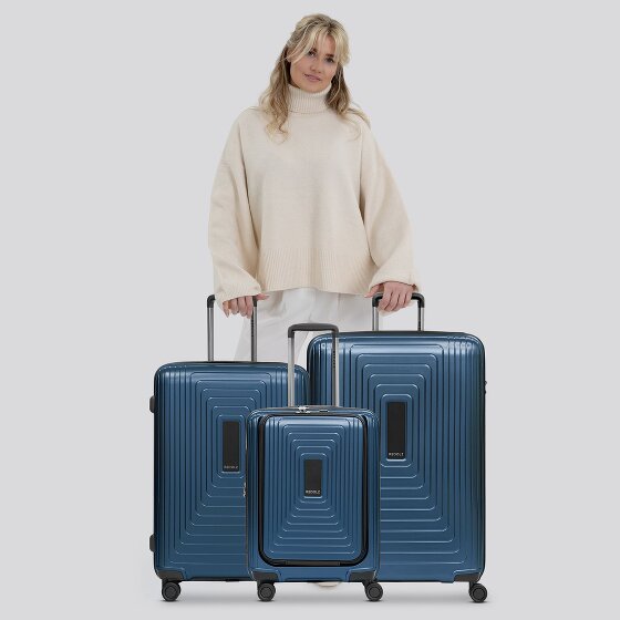 Redolz Essentials 14 4 roulettes Set de valises 3 pièces avec soufflet d'extension