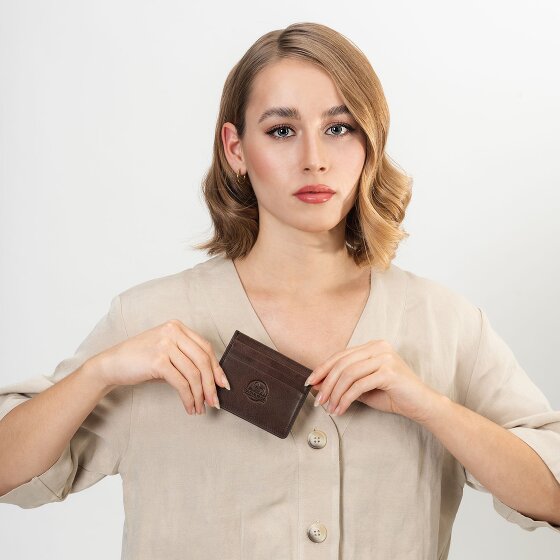 Farmhood Memphis Étui pour cartes de crédit Protection RFID Cuir 10 cm