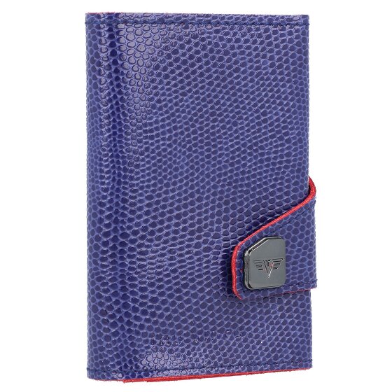 Tru Virtu Click & Slide Porte-cartes de crédit RFID en cuir 6,5 cm