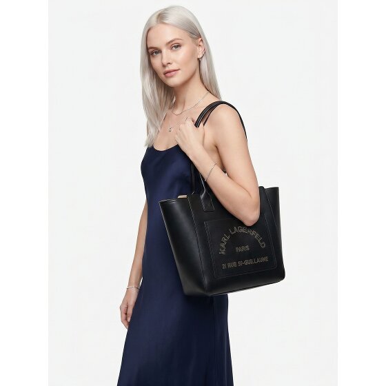 Karl Lagerfeld Daily Sac à bandoulière Cuir véritable 36 cm
