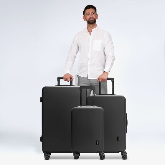 Redolz Essentials 09 3-SET 4 roulettes Set de valises 3 pièces