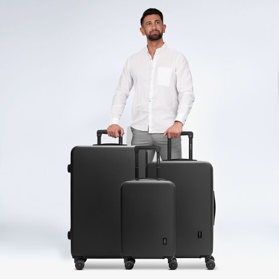 Redolz Essentials 09 3-SET 4 roulettes Set de valises 3 pièces