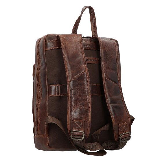 Greenburry Rugged Sac à dos professionnel Cuir 39 cm Compartiment pour ordinateur portable