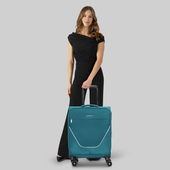Stratic taska 4-roues trolley cabine S 55 cm avec soufflet d'extension