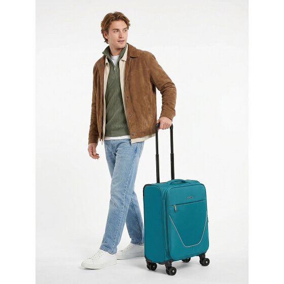 Stratic taska 4 roues Valise cabine S 55 cm avec soufflet d'extension