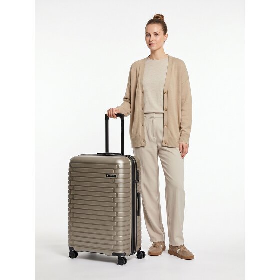 Pactastic Collection 04 THE LARGE + 4 roues Valise cabine L 75 cm '"avec soufflet d''extension"'
