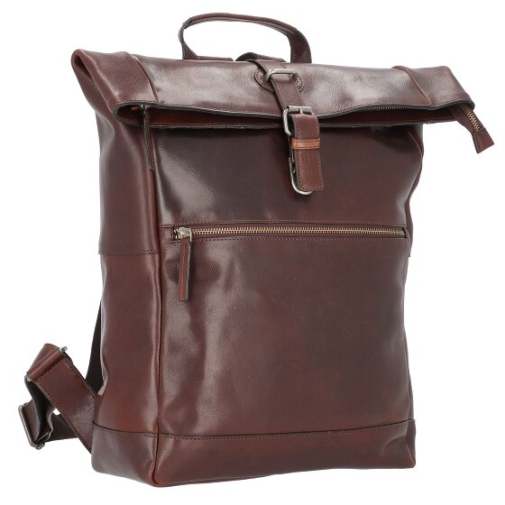 Leonhard Heyden Roma Sac à dos professionnel Cuir 40 cm Compartiment pour ordinateur portable
