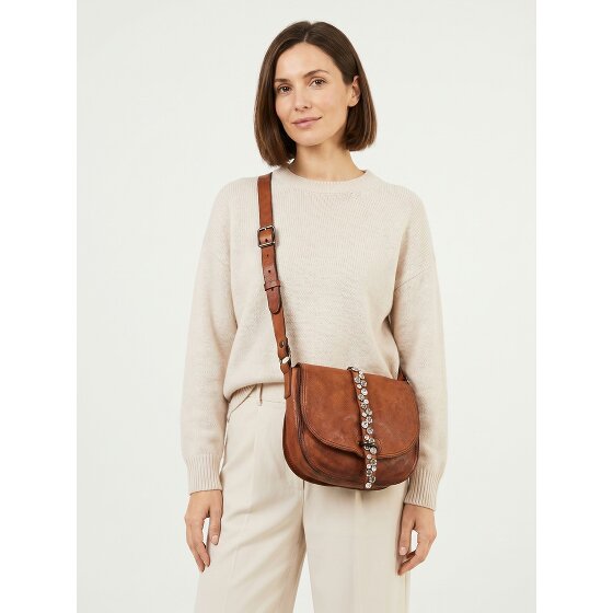 Campomaggi Linda Sac à bandoulière Cuir véritable 22 cm
