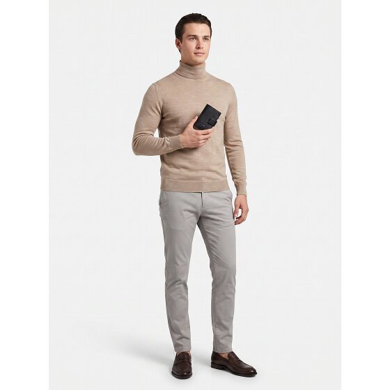 Braun Büffel Robin Étui pour cartes de crédit Protection RFID Cuir véritable 7.5 cm