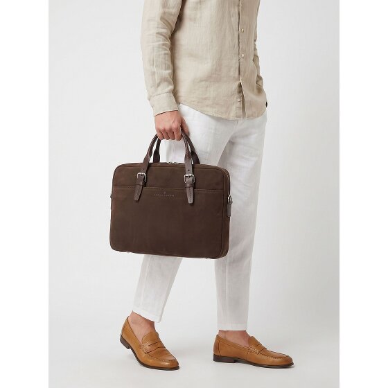 Castelijn & Beerens Veneto Attaché-case Protection RFID Cuir véritable 41 cm Compartiment ordinateur