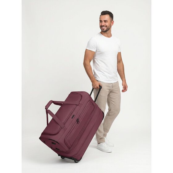 Redolz Sac de voyage Duffle Essentials à 2 roues, 70 cm de long, avec soufflet d'extension