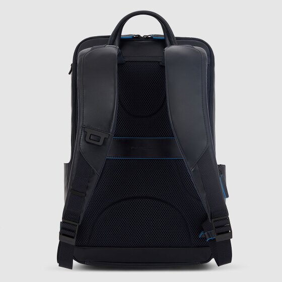 Piquadro Blue Square Revamp Sac à dos professionnel Protection RFID Cuir 43 cm Compartiment pour ordinateur portable