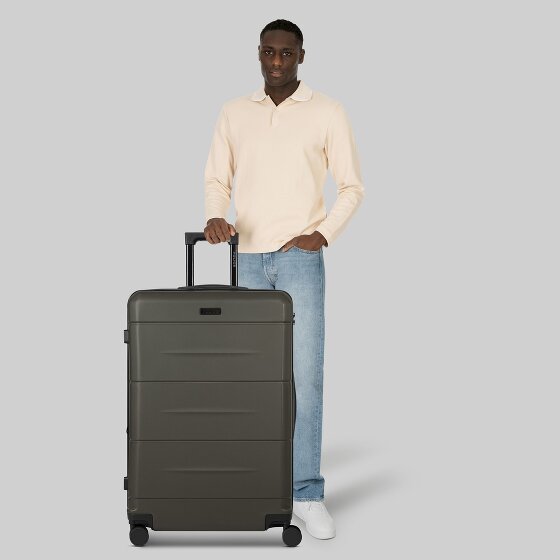 Police London 4 roues Valise cabine 74 cm avec soufflet d'extension