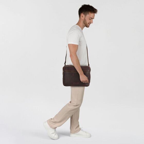 Jack Kinsky Porto Sac à bandoulière Cuir 33 cm