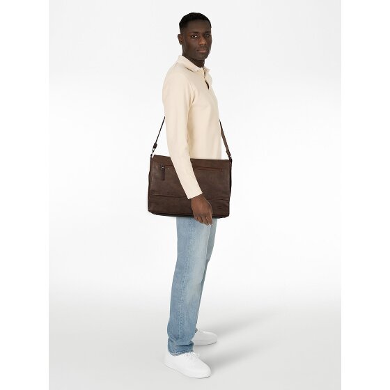 camel active Traces Messenger Cuir 38.5 cm Compartiment pour ordinateur portable