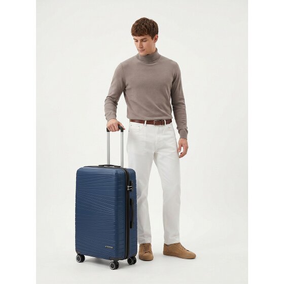 Franky Dallas 3.0 4 roues trolley M 65 cm avec soufflet d'extension