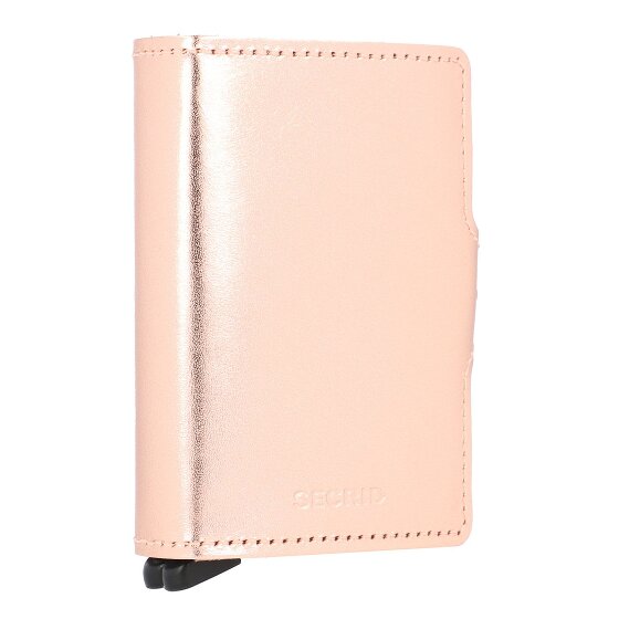 Secrid Porte-cartes de crédit Twinwallet Metallic RFID en cuir 7 cm