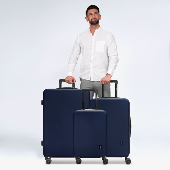 Redolz Essentials 09 3-SET 4 roulettes Set de valises 3 pièces