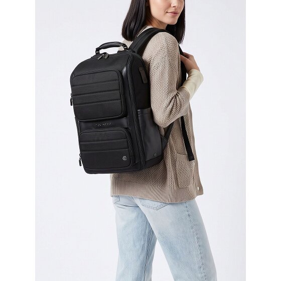 Piquadro Oberon Daypack Protection RFID 48 cm Compartiment ordinateur