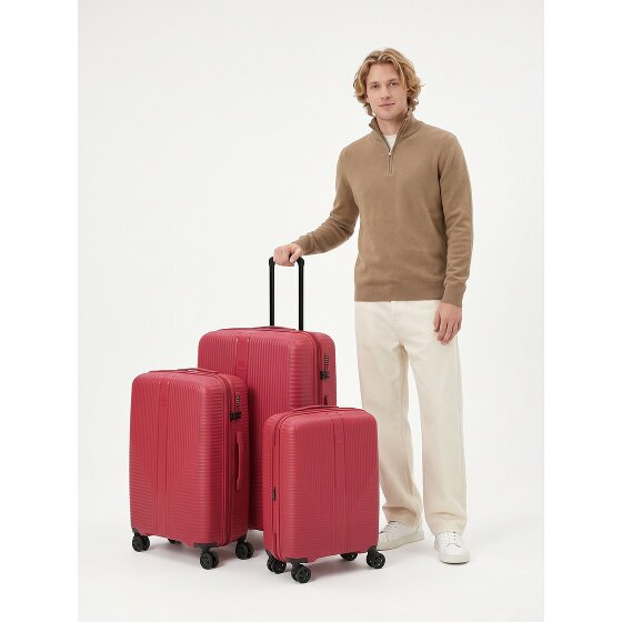 Travelite Air Stripe 4 roues Set de valises 3 pièces avec soufflet d'extension