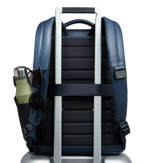 Piquadro Russel Daypack Protection RFID Cuir 41 cm Compartiment pour ordinateur portable