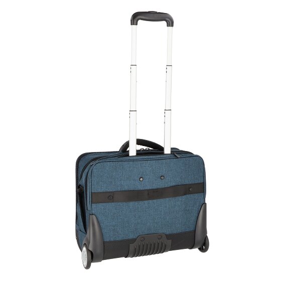 Dermata 2 roulettes Trolley d'affaires 41 cm Compartiment pour ordinateur portable