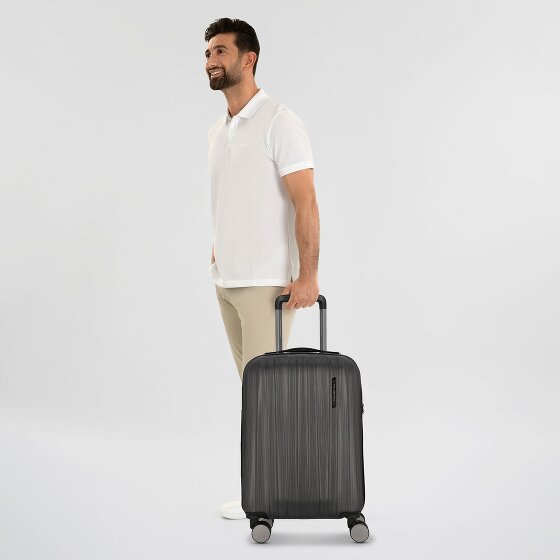 Polestream Moonrock 4 roulettes Trolley de cabine S 55 cm avec soufflet d'extension