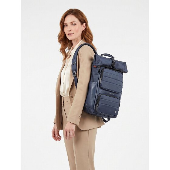 Piquadro Oberon Daypack Protection RFID 48 cm Compartiment ordinateur