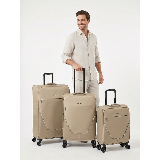 Stratic taska 4 roues Set de valises 3 pièces avec soufflet d'extension